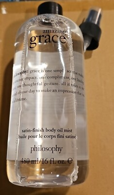 #ad #ad SUPERSIZE Philosophy Amazing Grace Perfumed Body Spritz Oil for Women 16oz $26.99