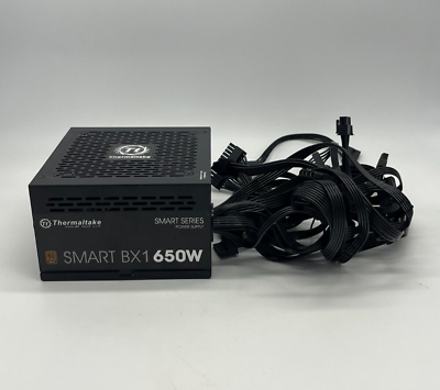 Thermaltake Smart Series BX1 650W Power Supply Unit 80 Plus Bronze NO POWER CORD $40.50