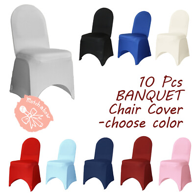 #ad BANQUET Spandex Chair Cover Wedding Party in 10 25 30 50 100 pcs pick your color $152.69