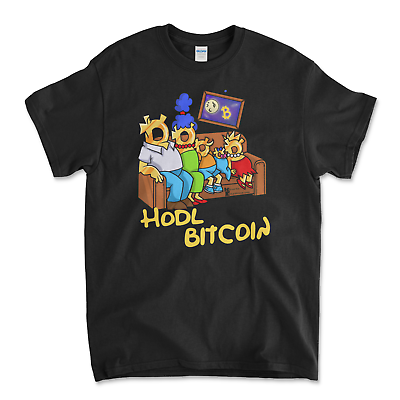 #ad Bitcoin BTC Crypto Cryptocurrency Altcoin HODL Black T Shir UPC278 $11.00