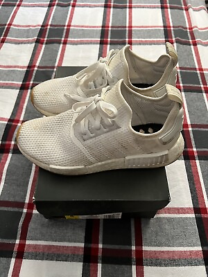 #ad Size 8 adidas NMD R1 Cloud White $32.50