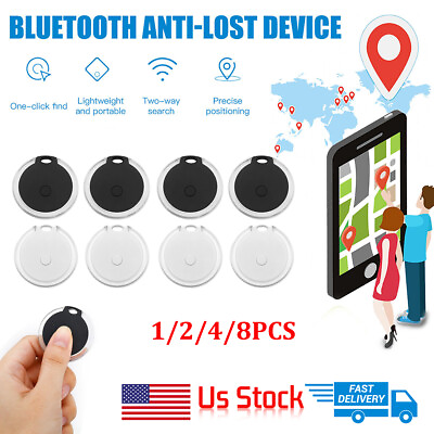 #ad Mini Bluetooth GPS Tracking Air Tag Key Child Pet Finder Tracker Location Device $8.86