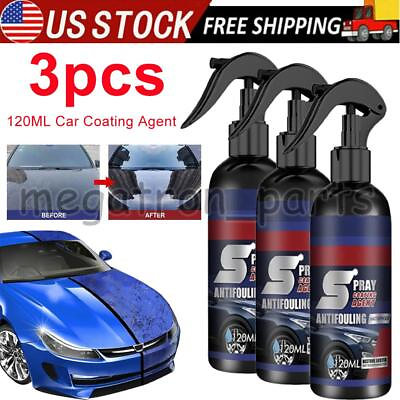 #ad 3x Car Nano Ceramic Coating Polishing Spray Wax For Auto Agent Ceramic Car Wash $12.99