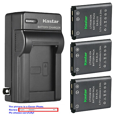 #ad Kastar EN EL10 Battery AC Wall Charger for Nikon Coolpix S700 S3000 S4000 S5100 $12.49