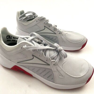 #ad New Reebok Sample Mens Advanced Trainers Shoes White Red Size 9 $45.00