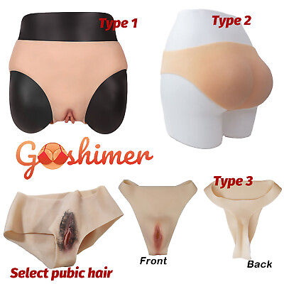 #ad Silicone Fake Vagina Panty Hip Shaping Pants For Crossdresser Transgensers $65.99