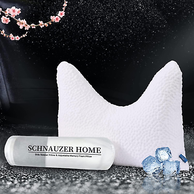 #ad Cooling Side Sleeper Pillow for Neck and Shoulder Pain Queen Size Memory Foam $37.99