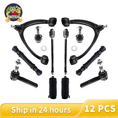 #ad 12pcs Front Upper Control Arm Sway Bar Kit fit Silverado Sierra 1500 ESCALADE $89.99