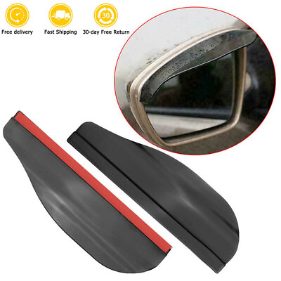 #ad 2 Pack Car Rear View Side Mirror Rain Board Eyebrow Guard Sun Visor Protect AUTO $7.99