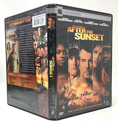#ad DVD After the Sunset Pierce Brosnan Salma Hayek Woody Harrelson Don Cheadle $8.96