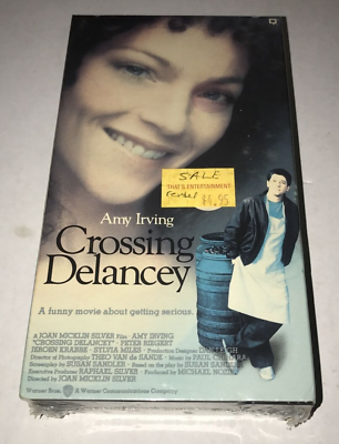 #ad Crossing Delancey Re Sealed VHS Movie Video Tape Amy Irving OOP HTF $ Tags $8.39