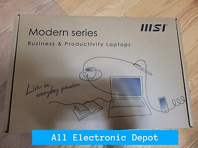 #ad New MSI Modern 14 14#x27;#x27; FHD IPS Ultra Thin Laptop Ryzen 7 7730U 16GB 512GB Win11 $475.95