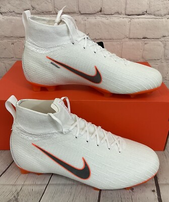 #ad Nike JR Superfly 6 Elite FG Boys Soccer Shoes White Metallic Cool Grey US 4.5Y $129.95