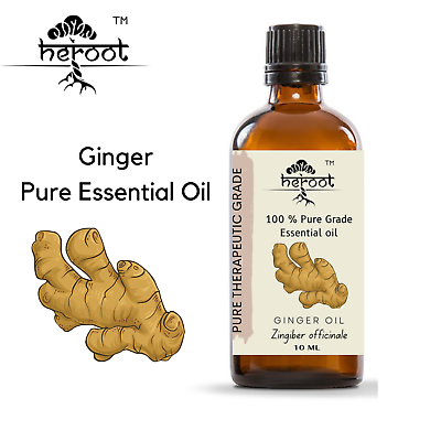 #ad Ginger 100% Pure Essential Oil Natural Therapeutic Grade upset stomach $6.95