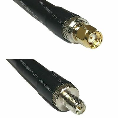 #ad USA CA 51#x27; 200#x27; RFC400 RP SMA MALE to RP SMA FEMALE Coaxial RF Pigtail Cable $294.17