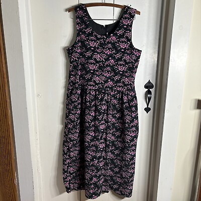 #ad Michaela New England Size Large Women’s Floral Pink Flowers Dress $49.99