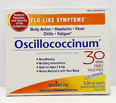 #ad Boiron Oscillococcinum Homeopathic Medicine OTC 30 Pellets NIB 02 2026 $15.95