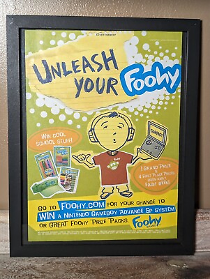 #ad Foohy Vintage Promo Ad Print Poster Art 6.5 10in $14.99