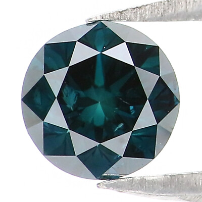 #ad 0.53 CT Natural Loose Round Diamond 5.00 MM Blue Color Round Diamond KDL6201 $430.00