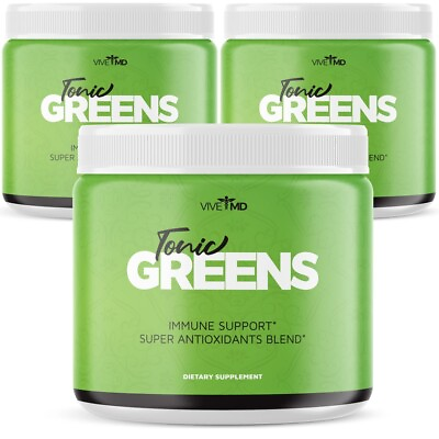 #ad Tonic Greens Vitamin Boost Supplement Official Formula 3 pack $59.95