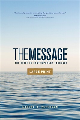 #ad The Message Outreach Edition Large Print Softcover : The Bible in Contemporary $11.32