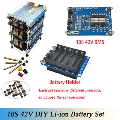 #ad DIY Power Wall Battery Pack 10S 42V BMS Li ion Lithium 18650 Battery Holder AUS $43.15