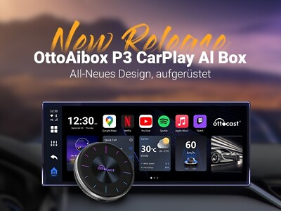 #ad Ottocast OttoAibox P3 CarPlay AI TV Box Wireless Android Auto CarPlay Adapter $176.69