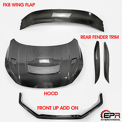 #ad For Honda Civic FK8 Typ R Carbon Fiber VS Style Full Widebody All Body kits $4553.01