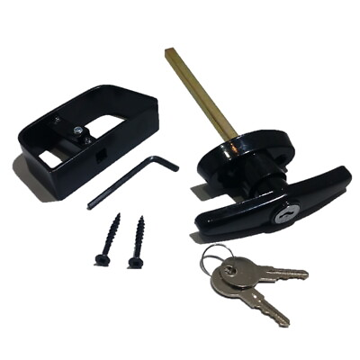 #ad Shed Door T Handle Lock Kit Longer 5 1 2quot; Stem w keys amp; tools FREE SHIPPING $19.99