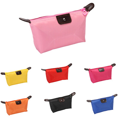 #ad Travel Cosmetic Bag Organizer Toiletry Wash Bag Makeup Holder Pouch Beauty Purse $5.25