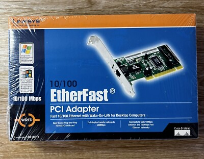 #ad Linksys 10 100 Etherfast PCI Adapter with Wake on LAN for Desktop Computers $21.99