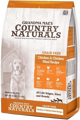 #ad Grandma Mae#x27;S 79700190 4 Lb Country Naturals Grain Free Chicken amp; Chicken Meal D $62.15