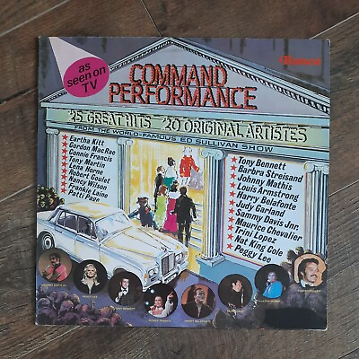 #ad 1973 Command Performance Ronco Record Vinyl 12quot; LP MDS 2005 As Seen On TV $10.00