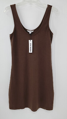 #ad NWT Steve Madden Women’s Becca Mini Dress Chicory Coffee Size Medium $25.37