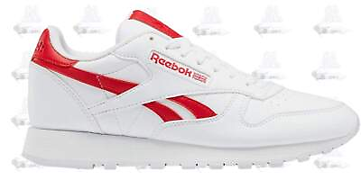 #ad Reebok Classic Vegan Mens Lifestyle White Red Shoe Sneaker Trainer $77.99