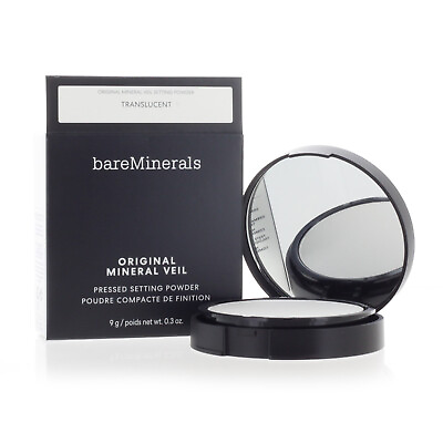 #ad Baremienrals Original Mineral Veil Pressed Setting Powder 9g 0.3oz Translucent $26.84
