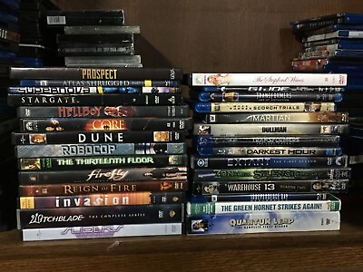 #ad Lots of Sci Fi Sci Fantasy You Choose DVDs amp; Blu rays New amp; Used $4.00