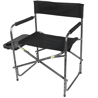 #ad Ozark Trail Director’s Chair with Side Table Adult Black $27.72