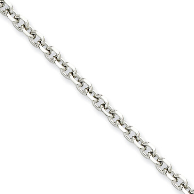 #ad Chisel Stainless Steel 5.3mm Cable Chain Necklace SRN660 $40.99