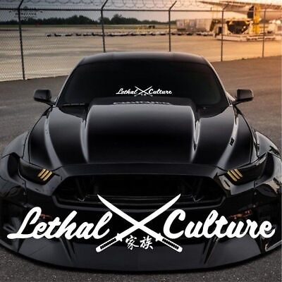 #ad Lethal Culture Family Car Vinyl Door Window Decal Windshield Sticker Reflective $6.99