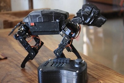 #ad 15DOF Bionic Quadruped Robot Dog Open Source AI Arduino Programming STEM Pet C $1606.62