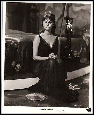 #ad HOLLYWOOD BEAUTY SOPHIA LOREN STUNNING PORTRAIT 1960s STYLISH POSE Photo 185 $71.99