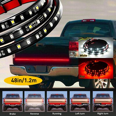 #ad 48quot; Truck Tailgate Strip LED Waterproof Turn Signal Brake Tail Reverse Light EOR $11.39