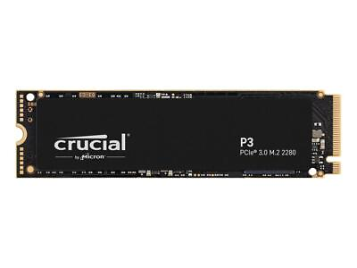 #ad Crucial P3 500GB PCIe 3.0 3D NAND NVMe M.2 SSD up to 3500MB s $63.18