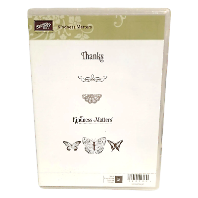#ad Stampin Up Kindness Matters Stamp Set of 5 Excellent Condition Free Shipping $6.69