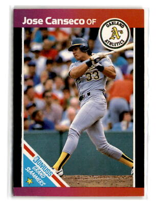 #ad 1989 Donruss #1 Jose Canseco Grand Slammers $1.99