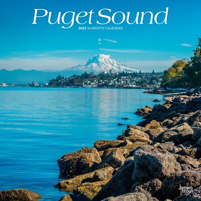 #ad #ad Puget Sound 2024 12x24quot; Monthly Square Wall Calendar $16.99