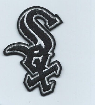 #ad New 2 1 2 x 3 1 2 Inch Chicago White Sox Iron on Patch Free Ship $4.99