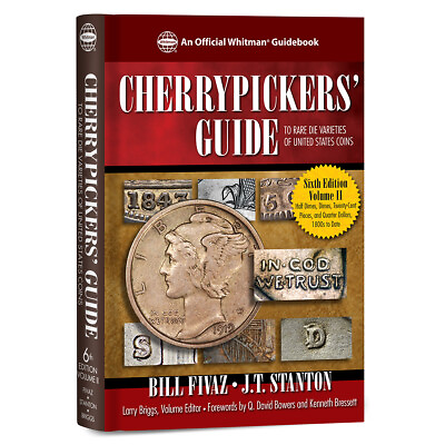 #ad Cherrypickers Guide to Rare Die Varieties of US Coins Vol.2 6th Ed Whitman $39.95