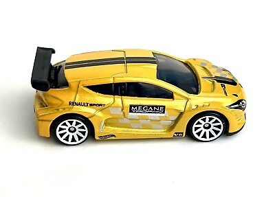 #ad Hot Wheels Nightburnerz Renault Sport Megane Trophy Yellow 1:64 LOOSE $6.99